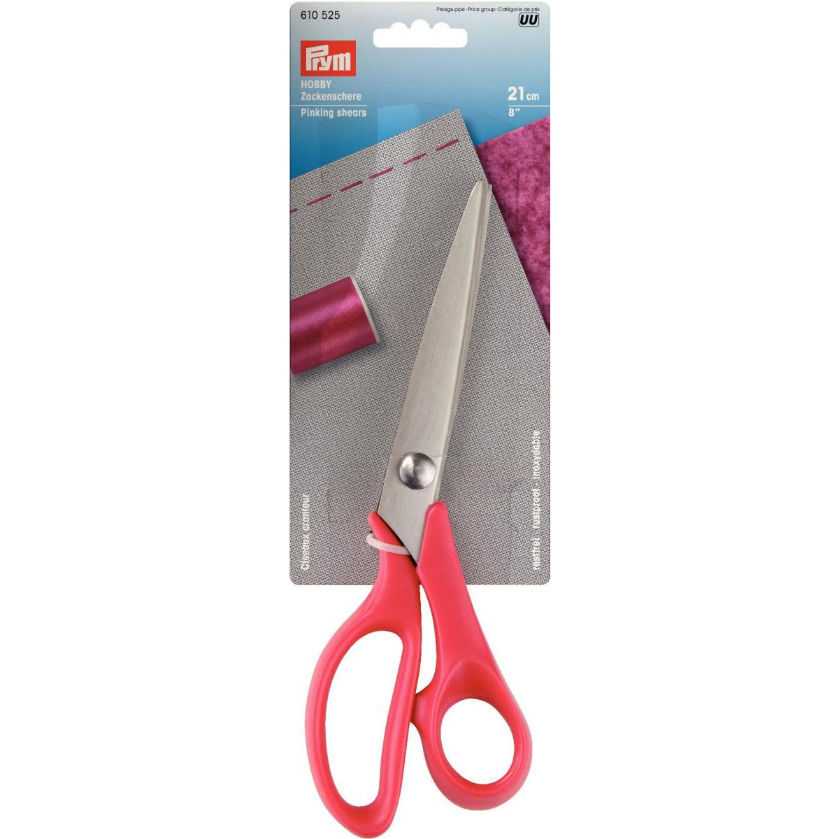 Prym 21cm Pinking Shears Pink