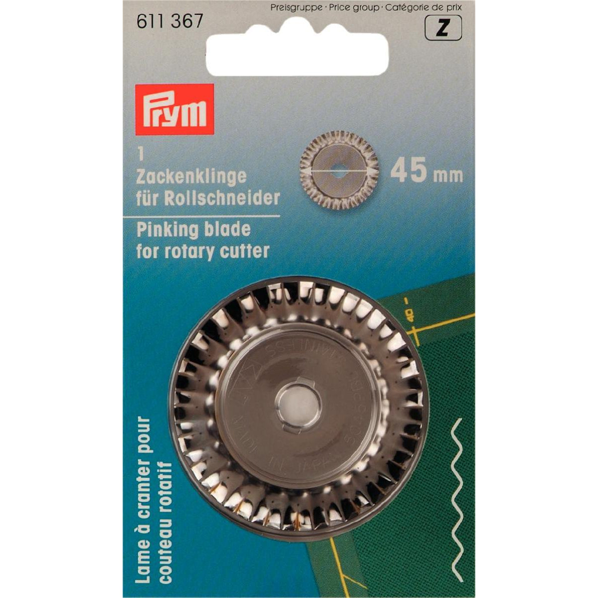Prym 45mm Pinking Blade for Rotary Cutter