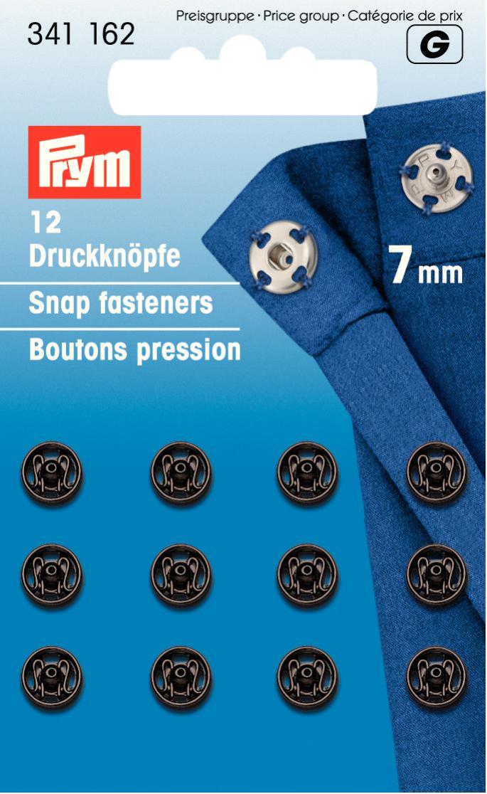 Prym 7mm Snaps Gun Metal