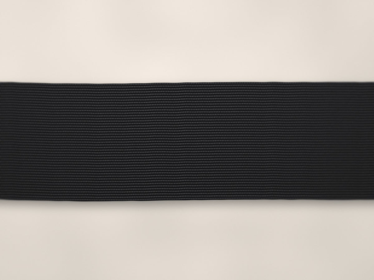 38mm woven elastic – black