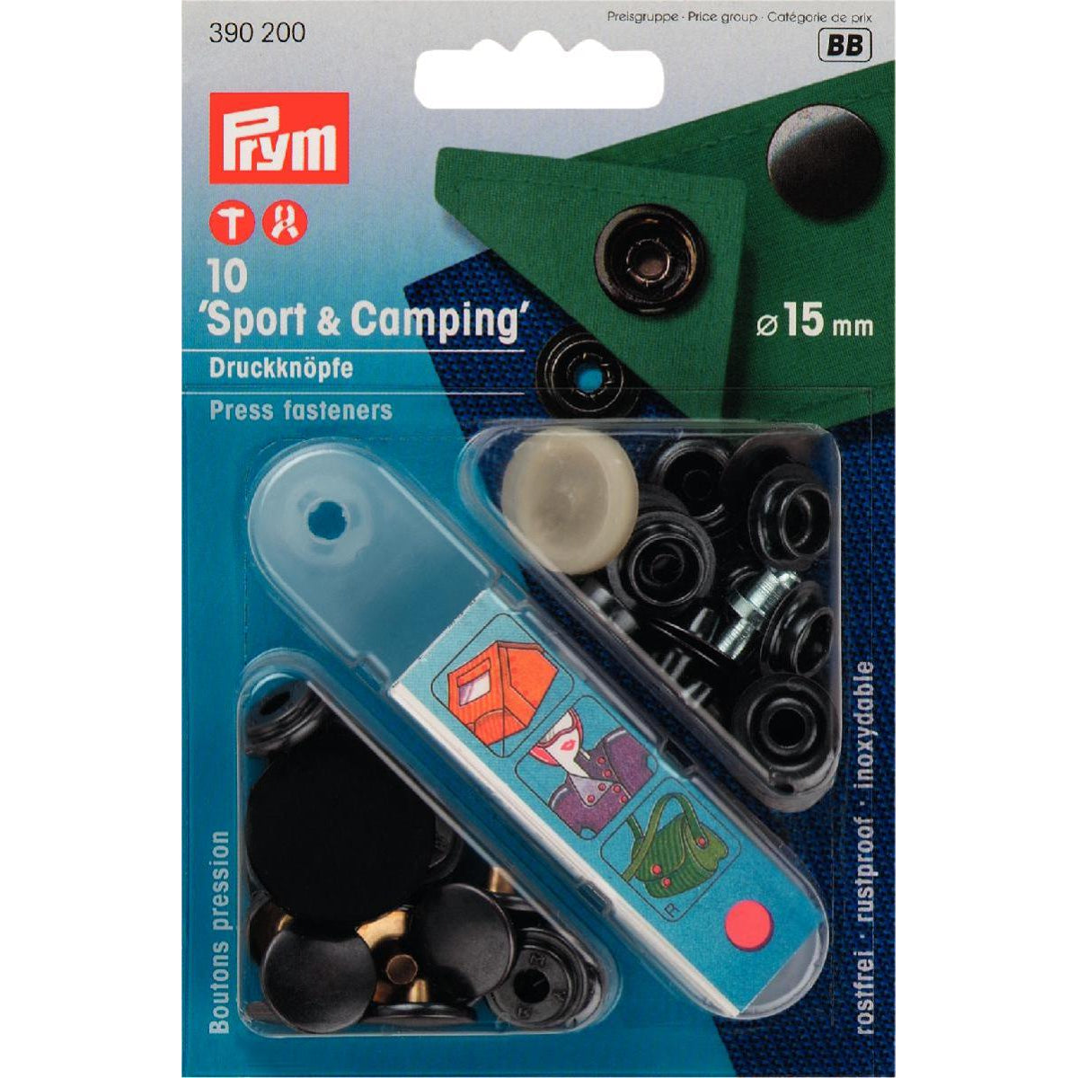 15mm Prym Sport & Camping Press Fasteners