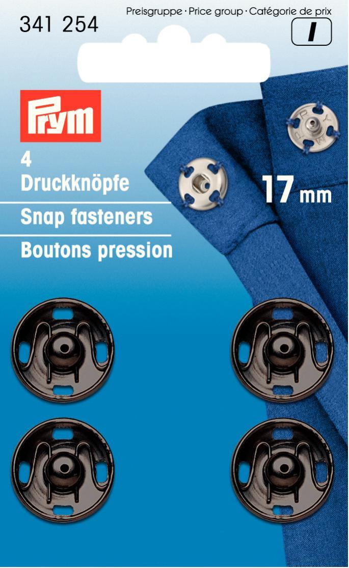 Prym 21mm Snaps Silver