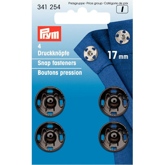 Prym 21mm Snaps Silver