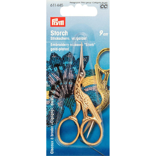 Prym 9cm Stork Embroidery Scissors