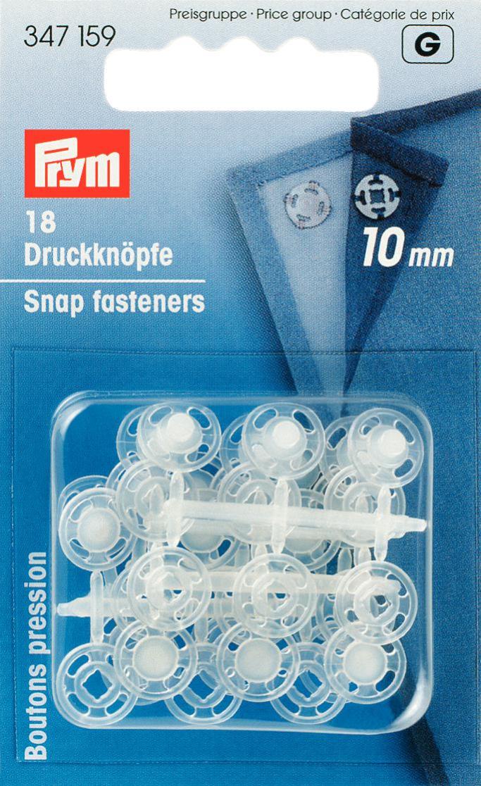 Prym 10mm Plastic Snaps