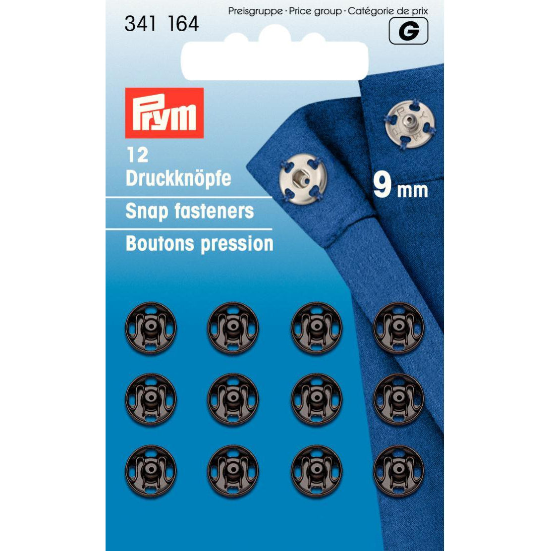 Prym 9mm Snap Fasteners