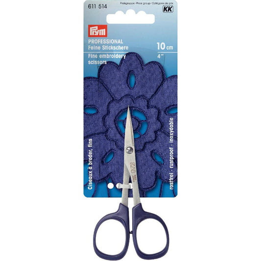 Prym 10cm Professional HT Fine Embroidery Scissors