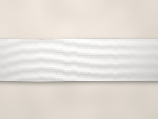 32mm woven elastic – white